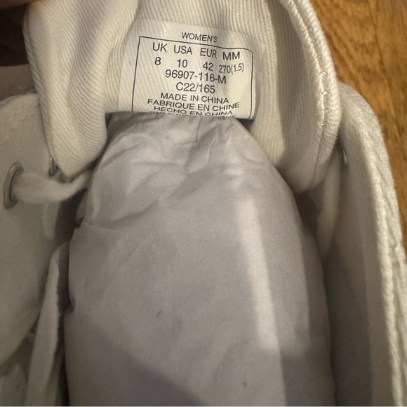 NEW - Size 10 - Palladium Women’s Cream High-Top Sneakers - Picture 7 of 7